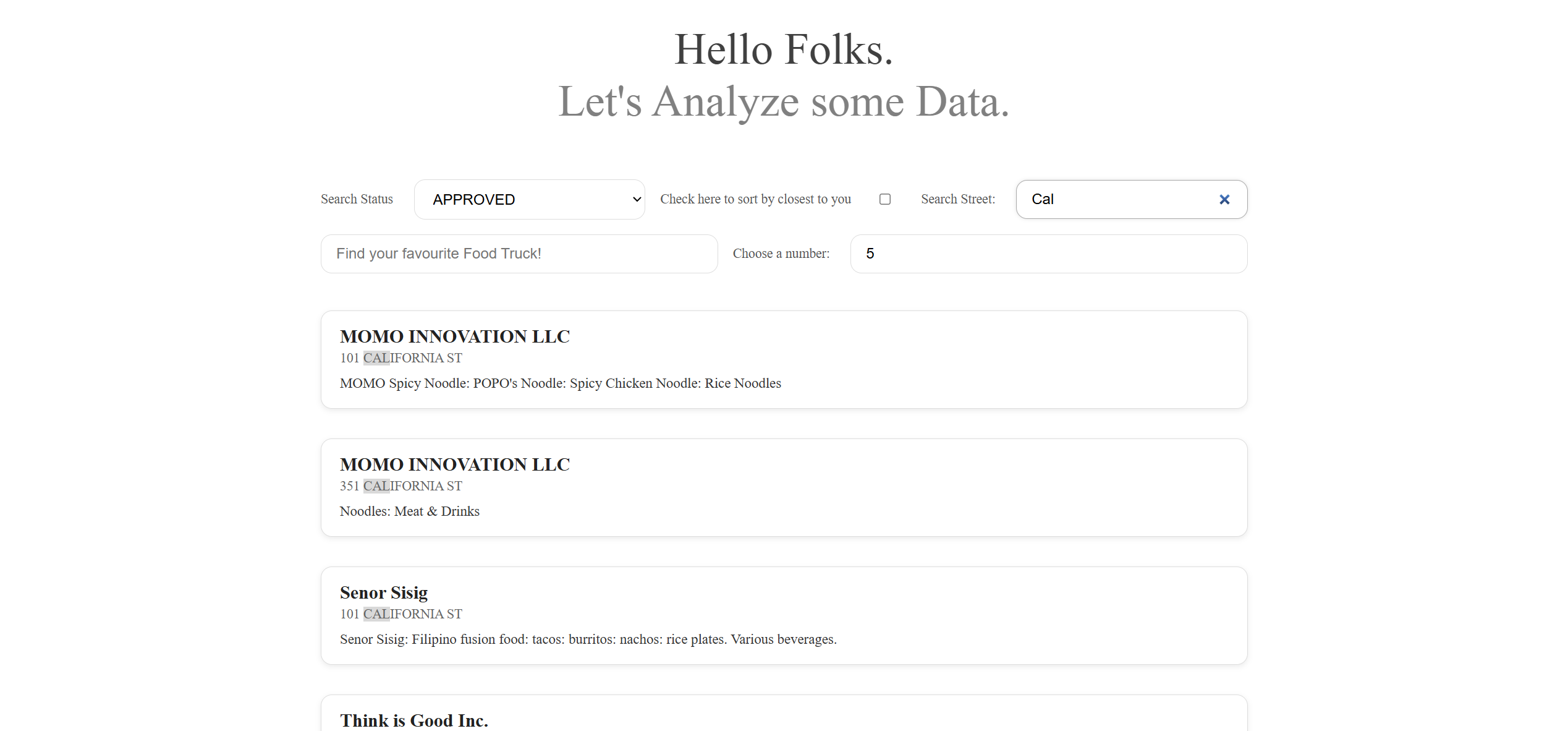 Food Truck Finder screenshot 1 of 3
