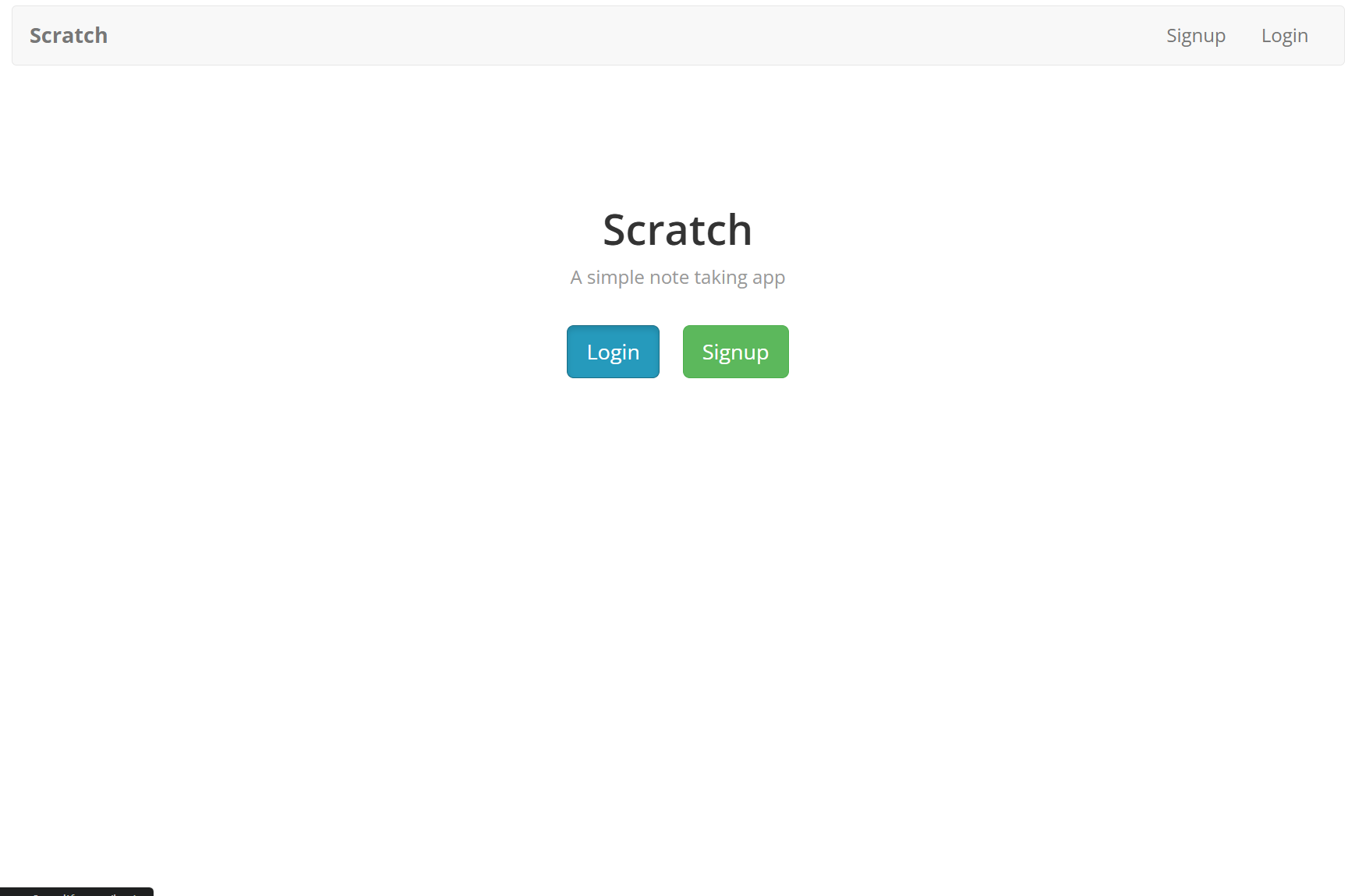 Basic Notes App screenshot 1 of 4