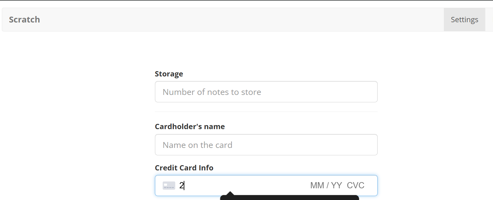 Basic Notes App screenshot 4 of 4