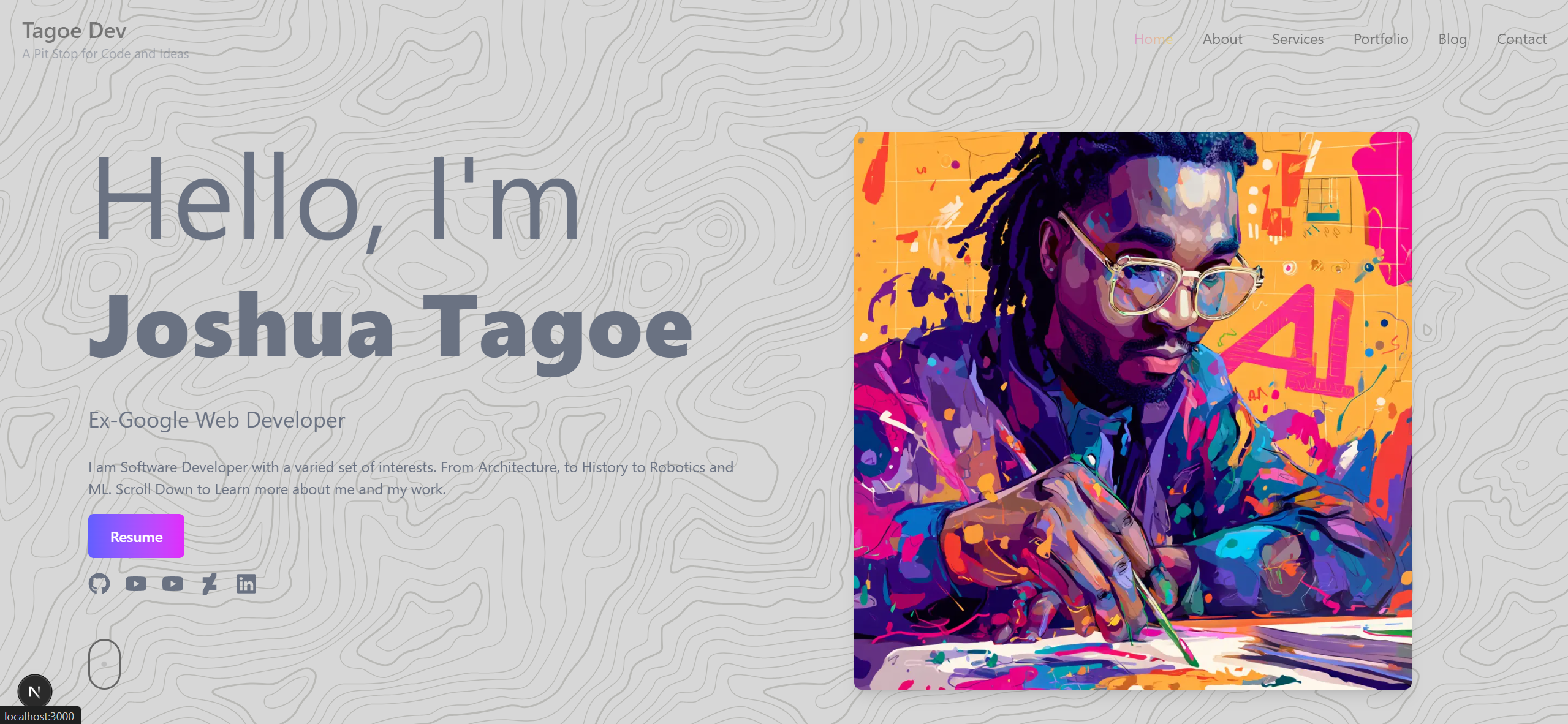 Personal Portfolio Website screenshot 1 of 1